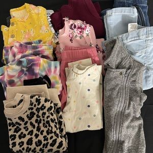 Toddler fall attire. Jogger sets, leggings, jeans and jacket
